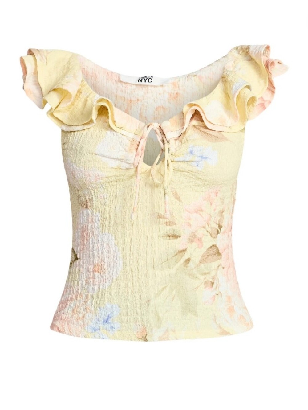 Madden NYC Women's Ruffle Top,